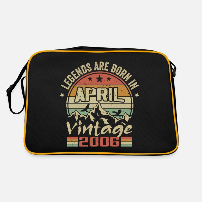 Born in April 2006 Vintage - Gift April 2006 Retro Bag