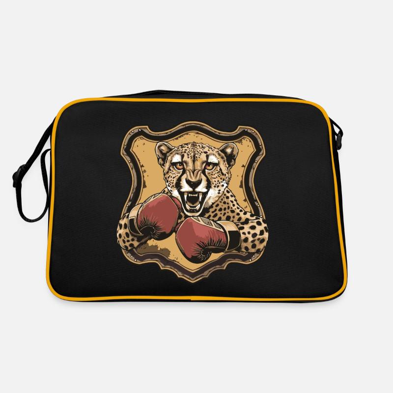 Gepard Boxer MMA Logo Retro Tasche