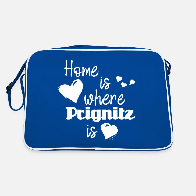 Zuhause in Prignitz - Home is where Prignitz is Retro Tasche