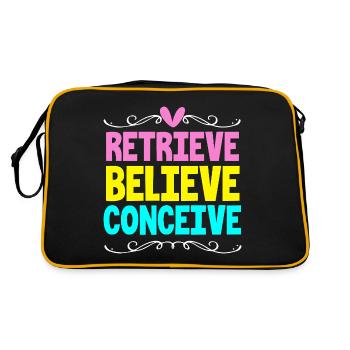 Embryo Transfer Day Fetus - Retro Bag - black/gold - Back