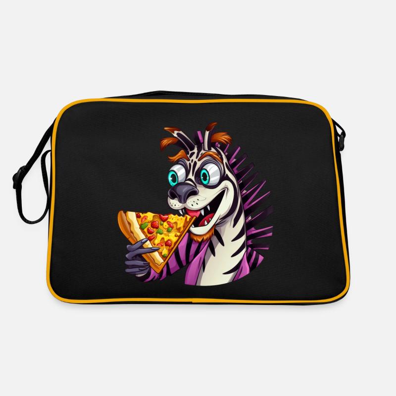 Zebra Pizza Lovers Indulgence Retro Bag