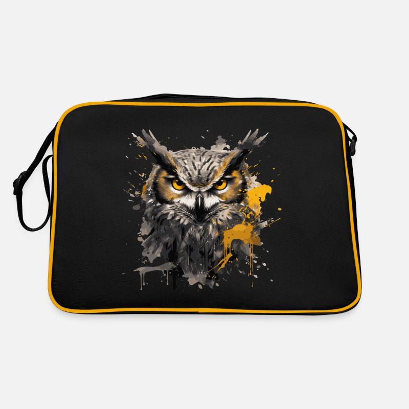Owl Head Retro Tasche
