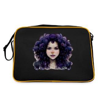 Violet - Retro Bag - black/gold - Back