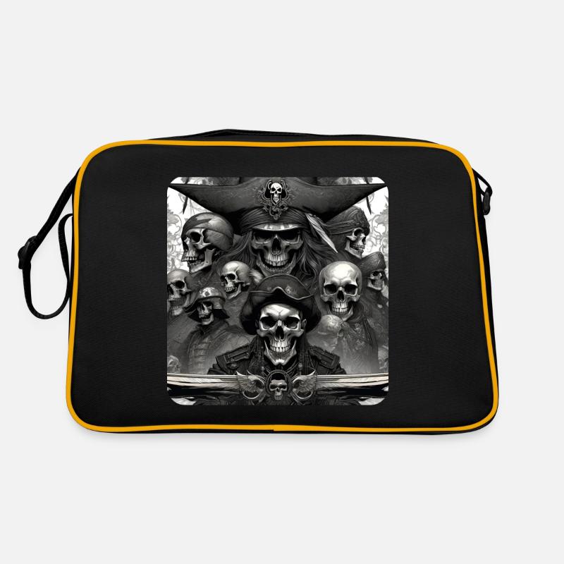Pirates with skulls Retro Bag