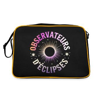 Observateur d'Éclipses - Sac Retro - noir/or - Dos