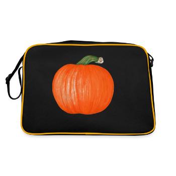 Grosse citrouille pour tous les fans d’Halloween - Sac Retro - noir/or - Dos