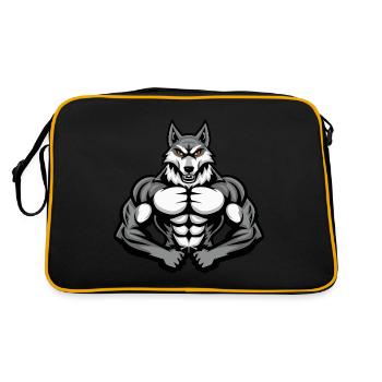 Entraînement des muscles du chat - Sac Retro - noir/or - Dos