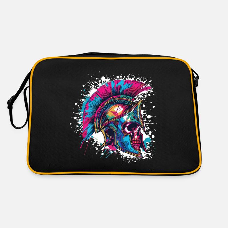 Spartan Skull Gladiator Retro Bag