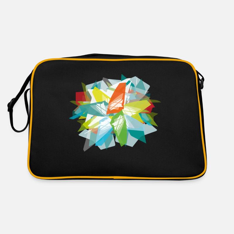 WindsurfSail - Retro Tasche - Schwarz/Gold