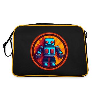 Evil Robot Series 004 - Retro Bag - black/gold - Back