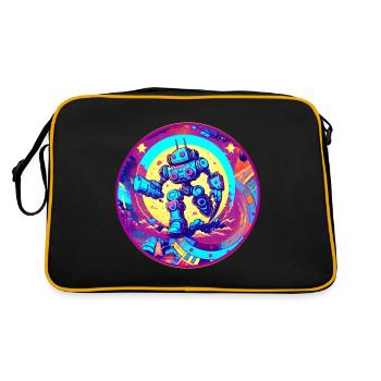 Evil Robot Series 005 - Retro Bag - black/gold - Back