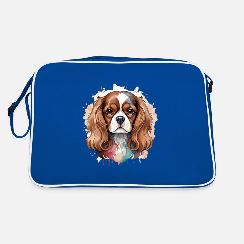 Cavalier King Charles Spaniel, Chien, Canine, Mignon Sac Retro