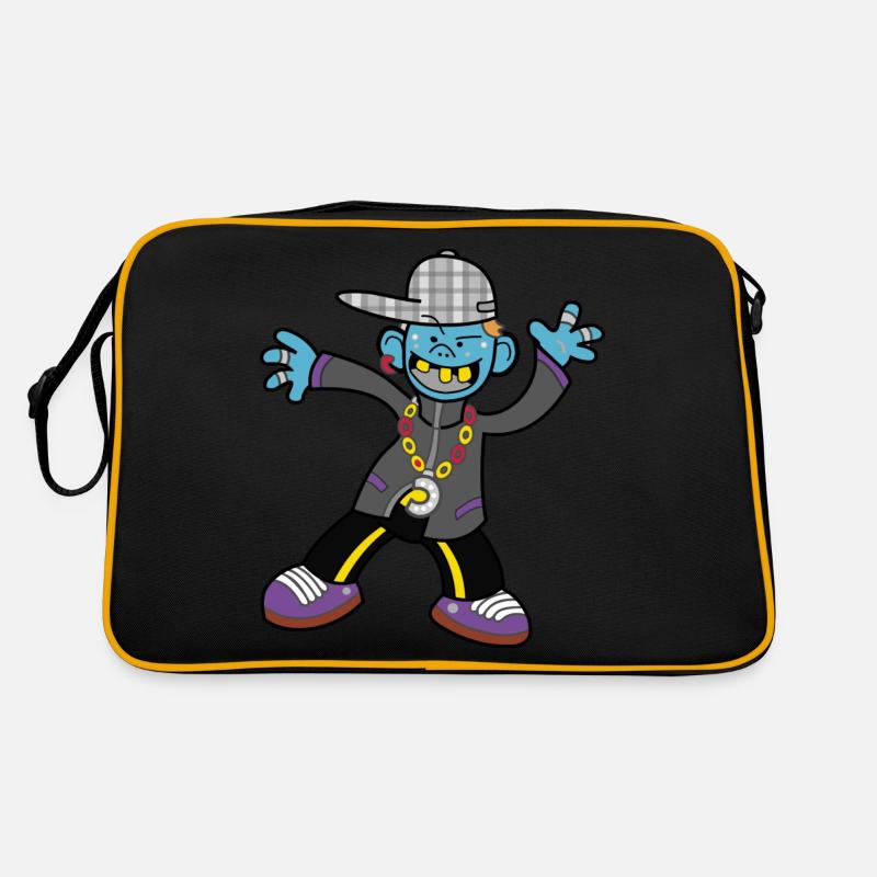 Lustiger Junge Retro Tasche