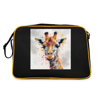 Modern & Colourful Giraffe Wall Art by Bodhi - Retro Bag - black/gold - Back