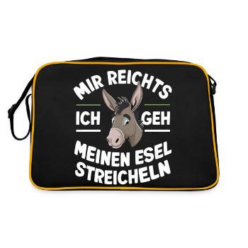 Donkey Donkey Mule Muli - Retro Bag - black/gold - Back