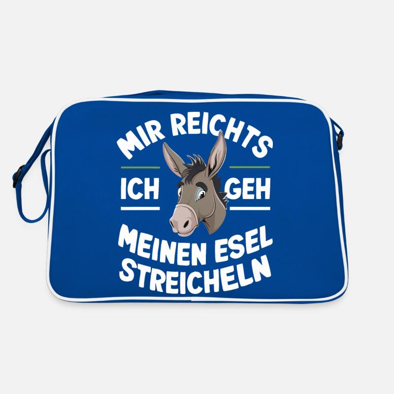 Esel Eselchen Maultier Muli Retro Tasche