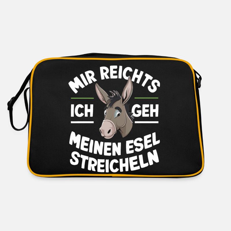 Esel Eselchen Maultier Muli Retro Tasche
