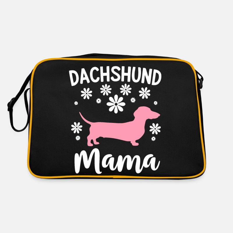 Dackel Hund Retro Tasche