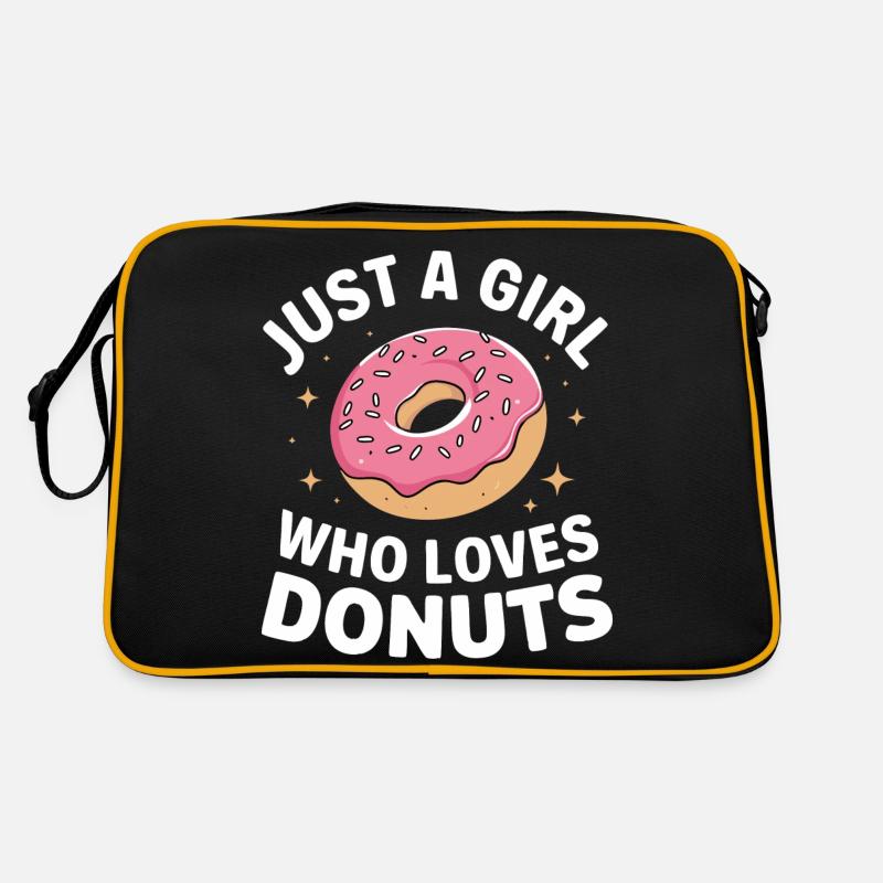 Donut Donuts Candy Bagel Retro Bag