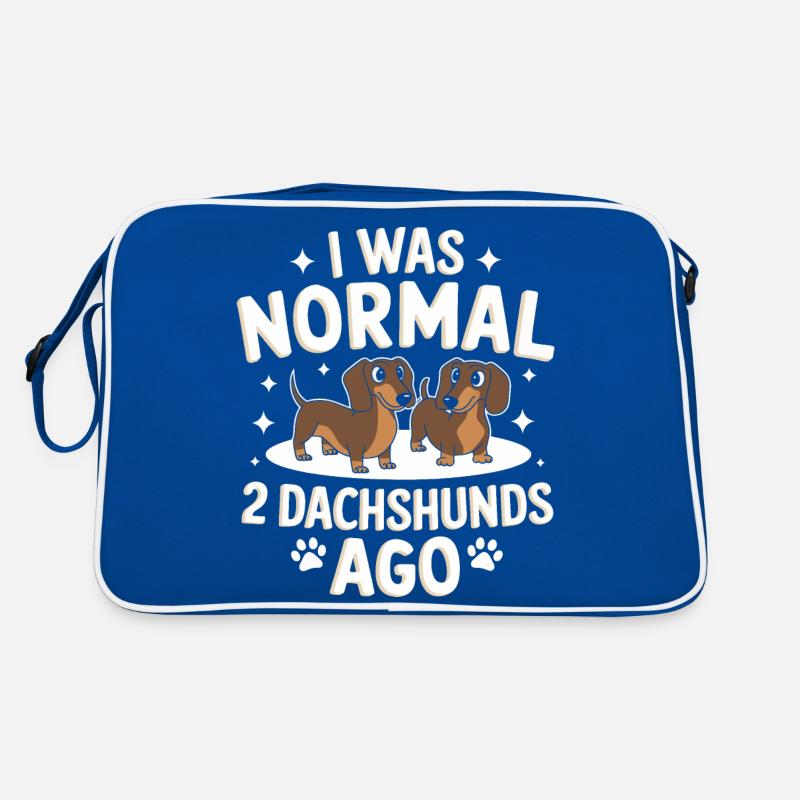 Chien teckel Sac Retro
