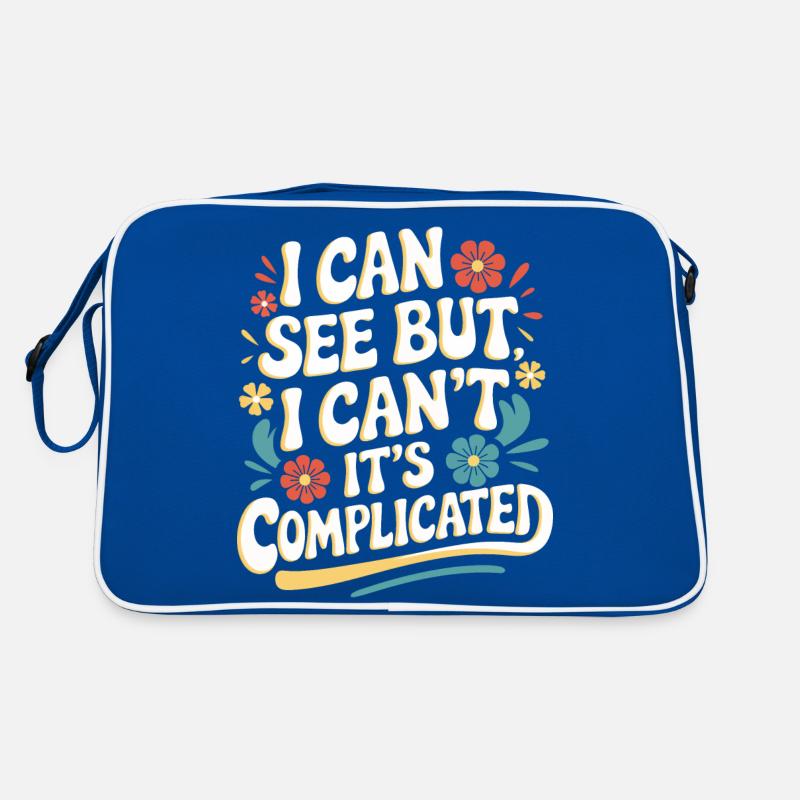 Blinde Blindheit Sehbehinderte Menschen Retro Tasche