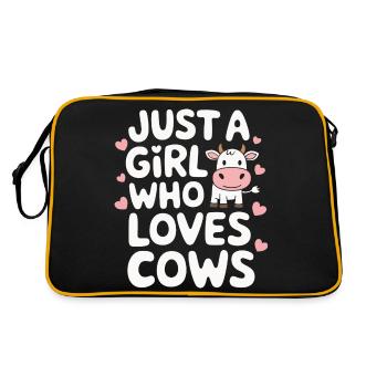 Éleveur de vaches Ferme Éleveur de vaches - Sac Retro - noir/or - Dos