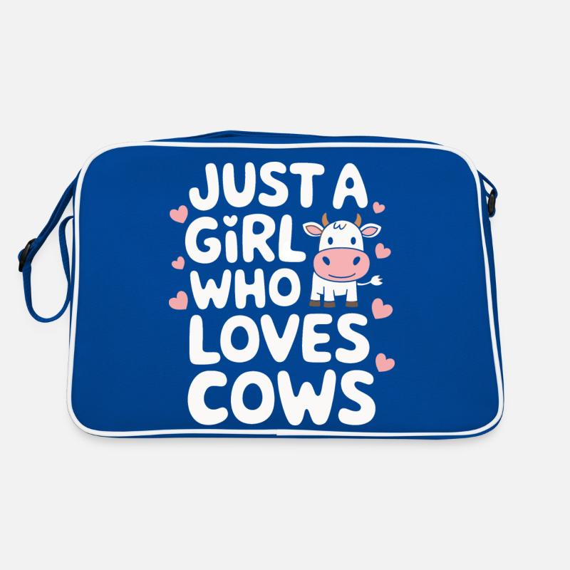 Éleveur de vaches Ferme Éleveur de vaches Sac Retro