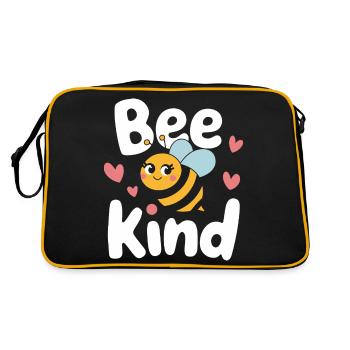 abeille abeille apicultrice abeille abeille - Sac Retro - noir/or - Dos