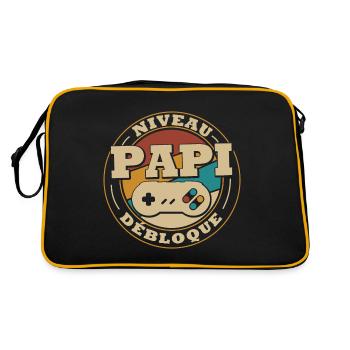 Niveau papi débloquer - Sac Retro - noir/or - Dos