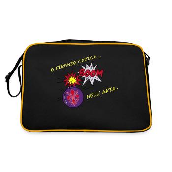 AND FLORENCE LOADS BOMBS IN THE AIR! - Retro Bag - black/gold - Back
