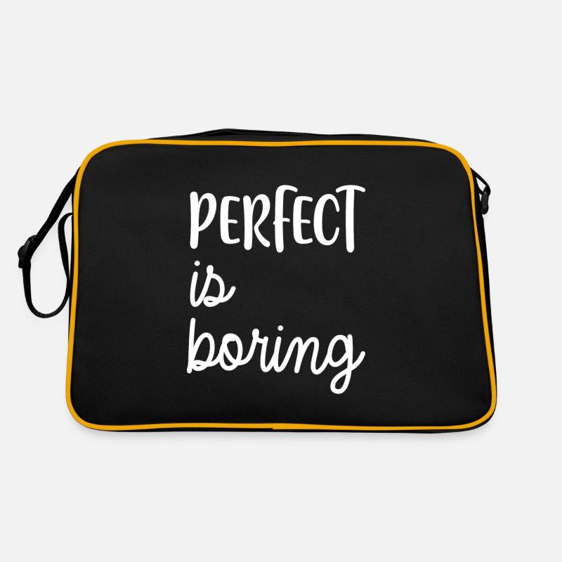 PERFECT is boring Retro Bag