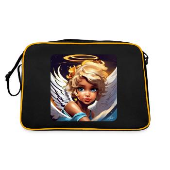 Mignon petit ange - Sac Retro - noir/or - Dos