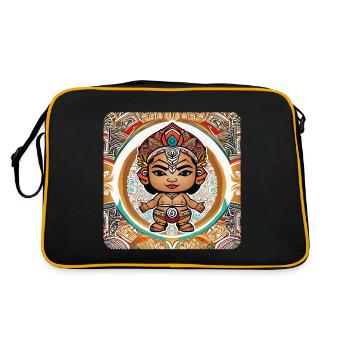 Chaman mystique - Sac Retro - noir/or - Dos