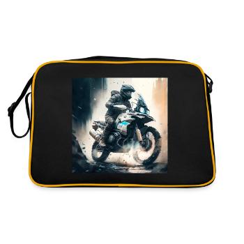 Enduro Tour 2 - Retro Bag - black/gold - Back