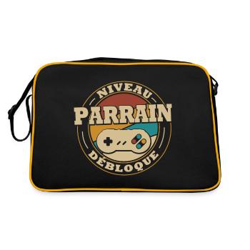 Sponsor level unlock - Retro Bag - black/gold - Back