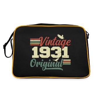 Vintage 1931 Cadeau Anniversaire 1931 Retro - Sac Retro - noir/or - Dos