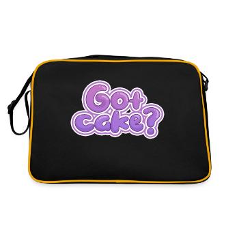 Got Cake – La cuisson est ma superpuissance La cuisson du gâteau - Sac Retro - noir/or - Dos