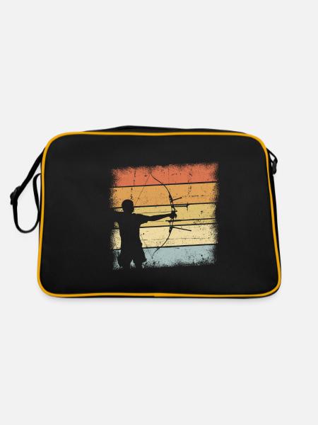 Archery - Retro Bag - black/gold - Back