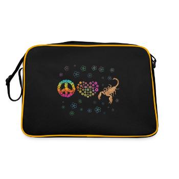 Scorpion - Retro Bag - black/gold - Back