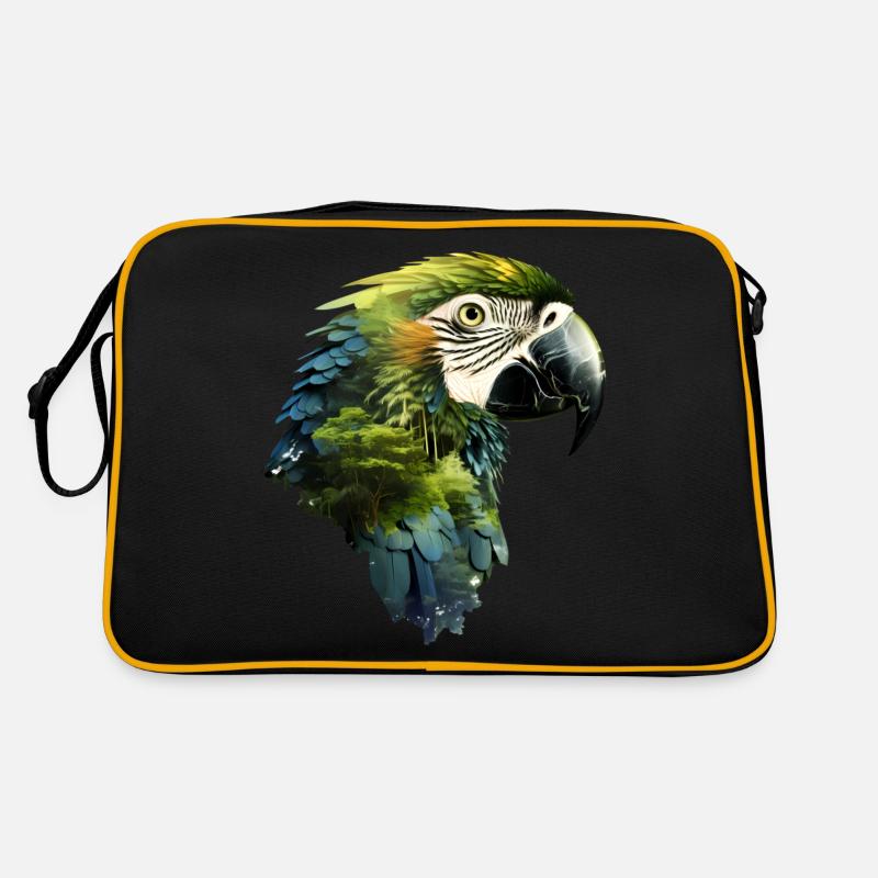 Papagei Retro Tasche