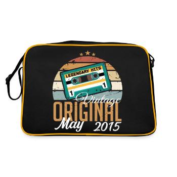 Cadeau d’anniversaire mai 2015 2015 mai - mai 2015 - Sac Retro - noir/or - Dos
