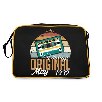 May 1932 Birthday Gift 1932 May - May 1932 - Retro Bag - black/gold - Back
