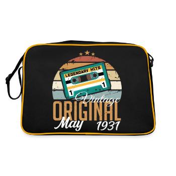 May 1931 Birthday Gift 1931 May - May 1931 - Retro Bag - black/gold - Back