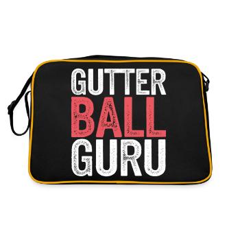 Gutter Ball Guru 9 - Retro Tasche - Schwarz/Gold - Hinten