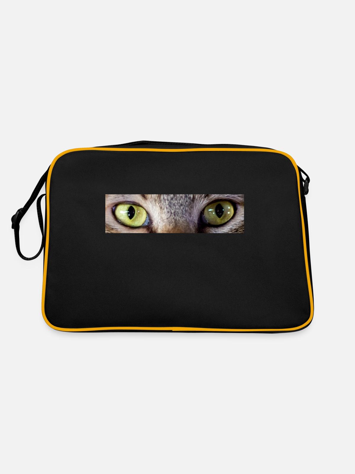 cat look - Retro Bag - black/gold - Back