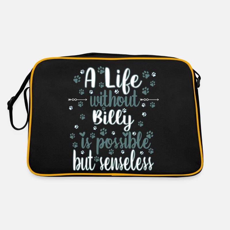 Hund Leben Liebe Hunderasse Billy Retro Tasche