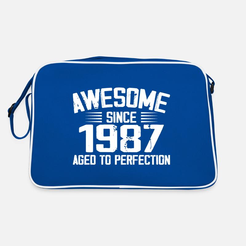 Vintage 1987 Cadeau 37e Anniversaire 1987 Sac Retro