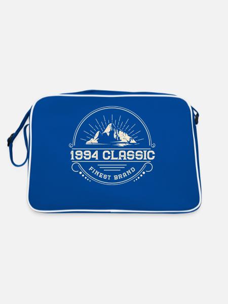 1994 BC Classic finest brand - 1994 Cadeau d’anniversaire - Sac Retro - bleu/blanc - Dos