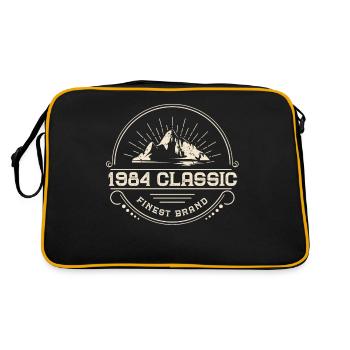 1984 BC Classic finest brand - 1984 Cadeau d’anniversaire - Sac Retro - noir/or - Dos