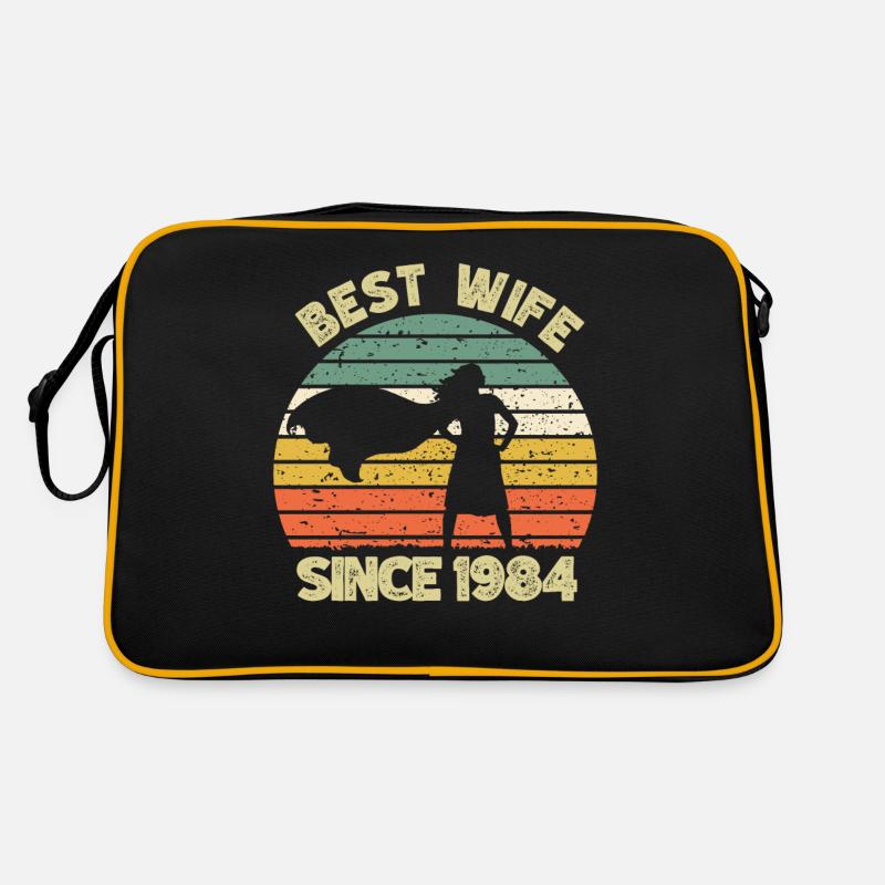 Beste Ehefrau seit 1984 - 1984 Geburtstagsgeschenk Retro Tasche